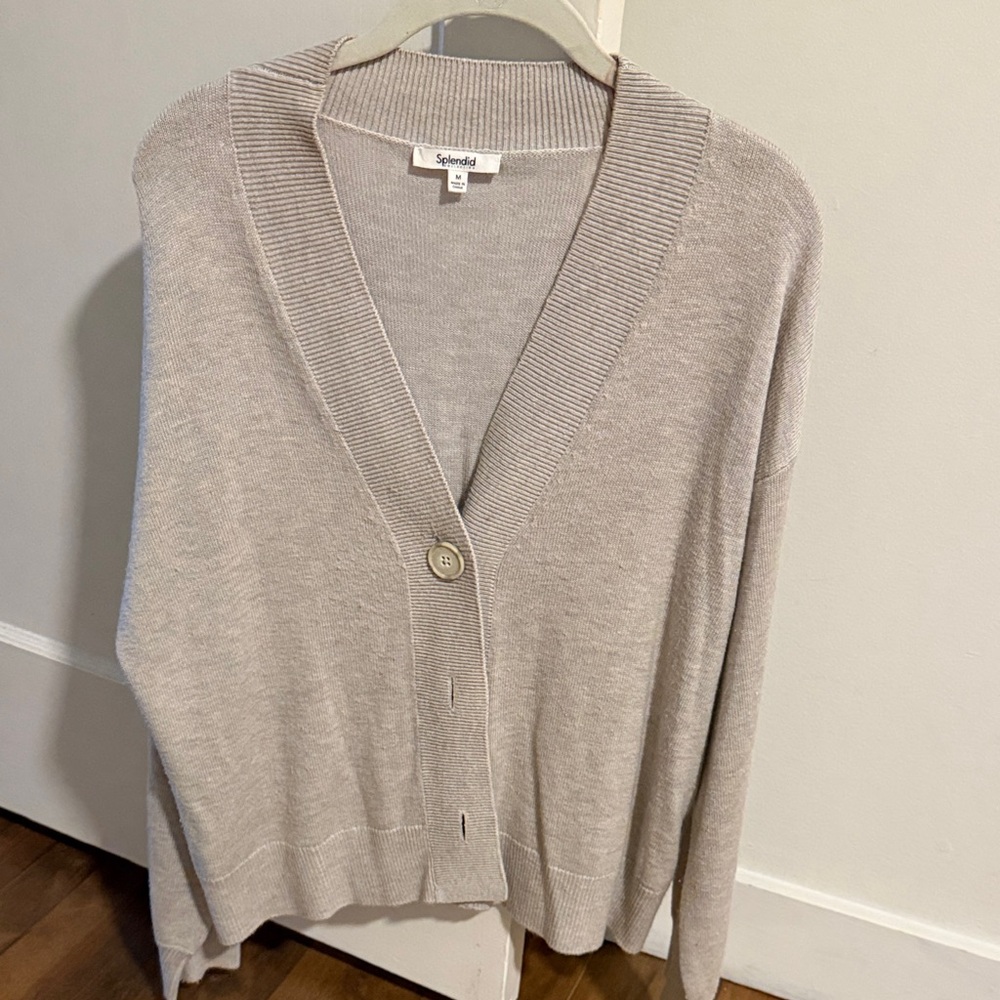 Splendid Women's Light Tan Cardigan